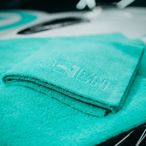SEVEN Pędzel + zestaw fibr Basic + fibra Waffle Towel do szyb