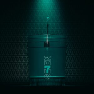 SEVEN Wiadro z separatorem RINSE (czarne) 20L