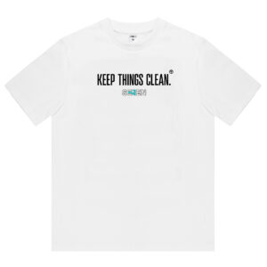 SEVEN Koszulka KEEP THINGS CLEAN WHITE